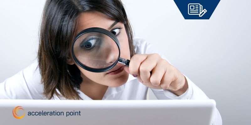 woman looking for accuracy and collaboration