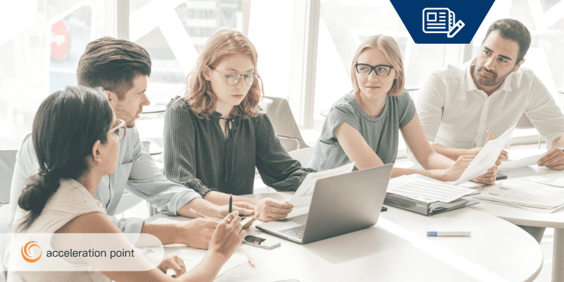 group of people working together